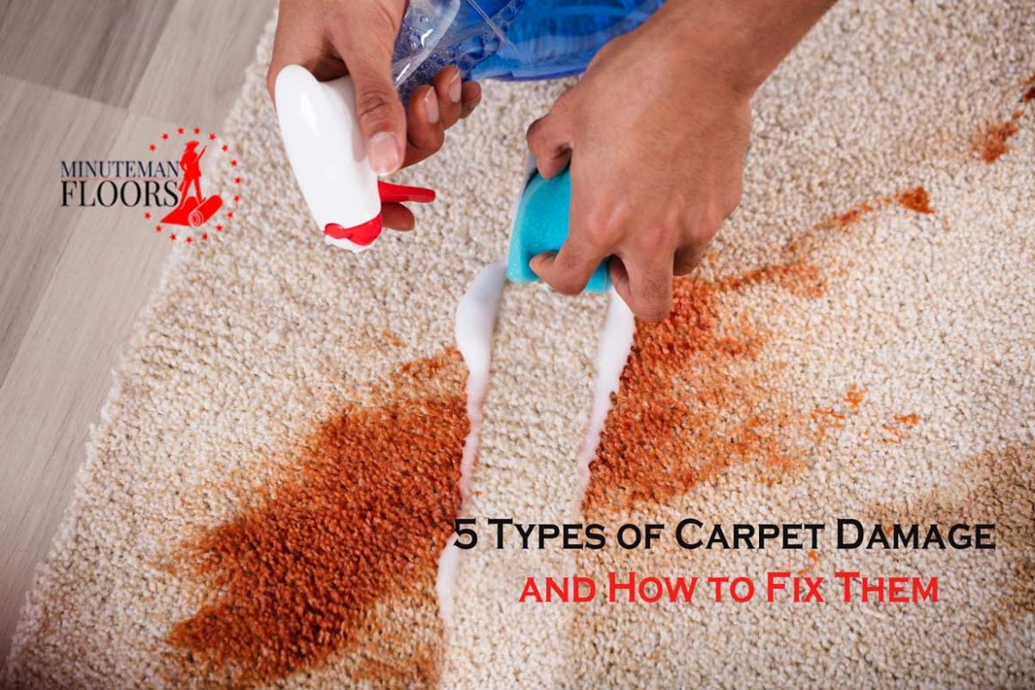 5 Carpet Damages and DIY Fixes in Manchester, NH