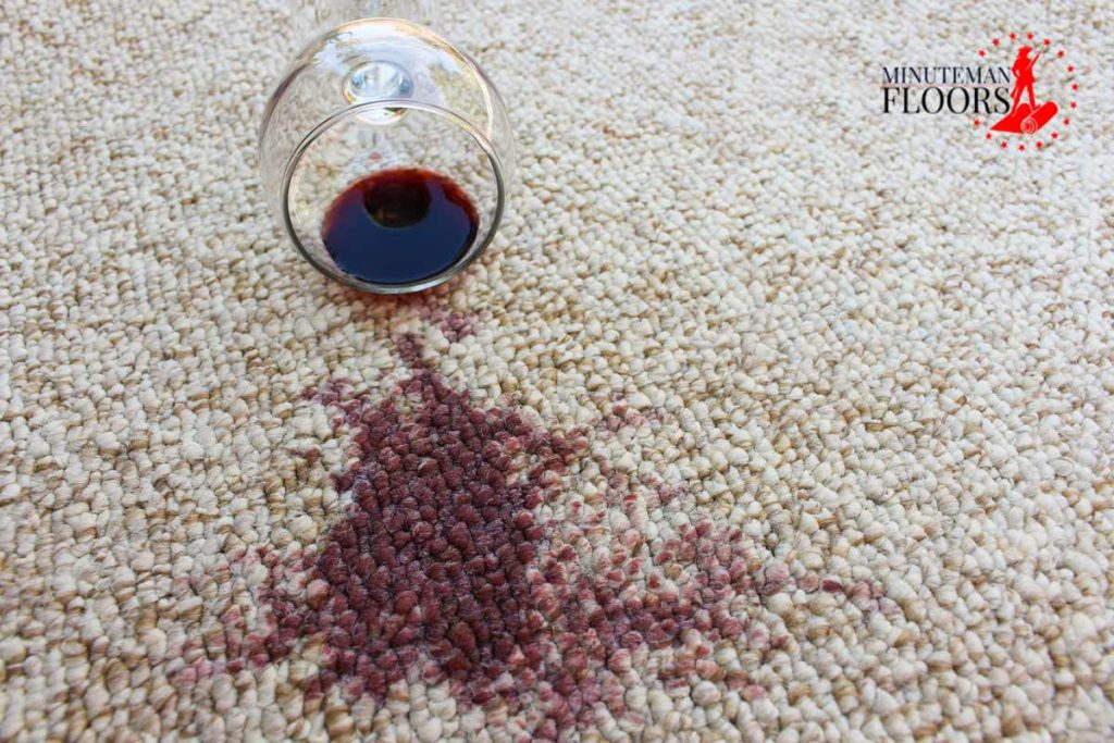 Food and Beverage Stain on Carpet